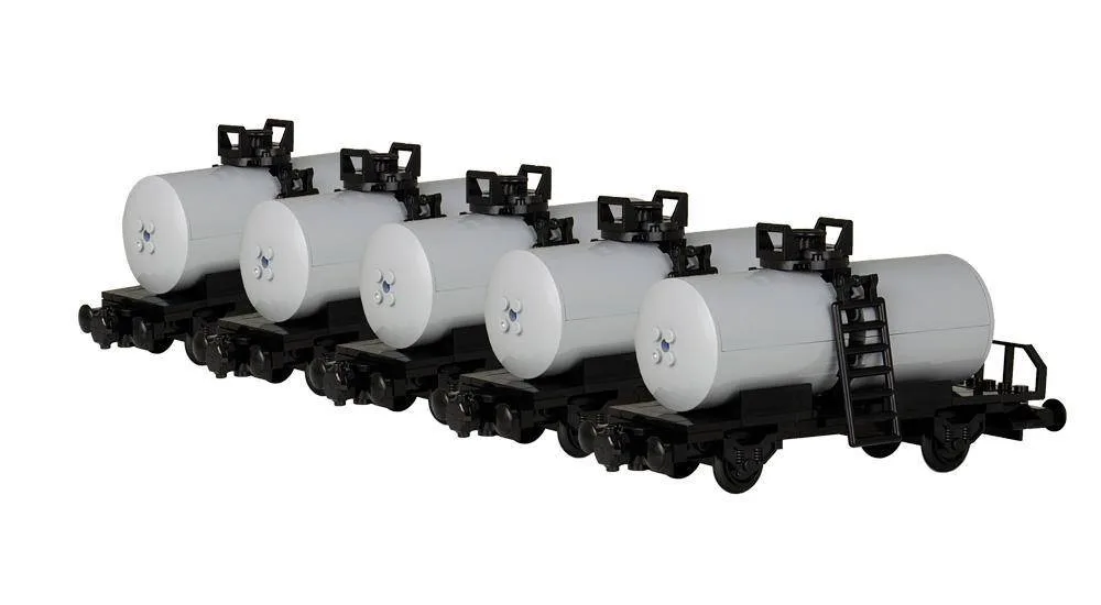 BlueBrixx Ensemble de wagons-citernes 5 pièces (BB-101480) - prix | Brick Broker
