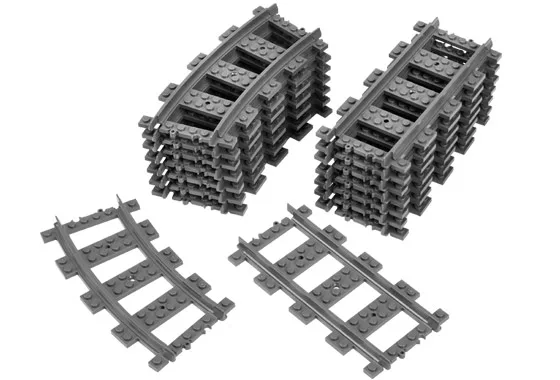 LEGO 7896 Rails droits et courbes - prix | Brick Broker