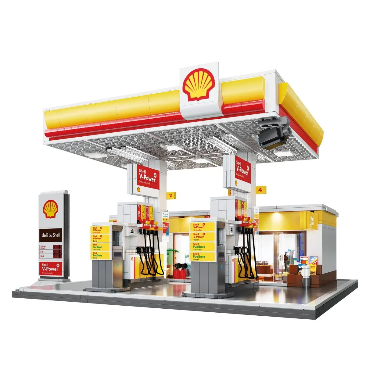 CaDA Shell™ Tankstelle (C66026W) - Preise & Vergleich | Brick Broker