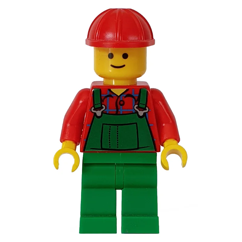 Red Torso, Green Overall, Red Hat — dans quels sets LEGO ? (fig-008378) | Brick Broker
