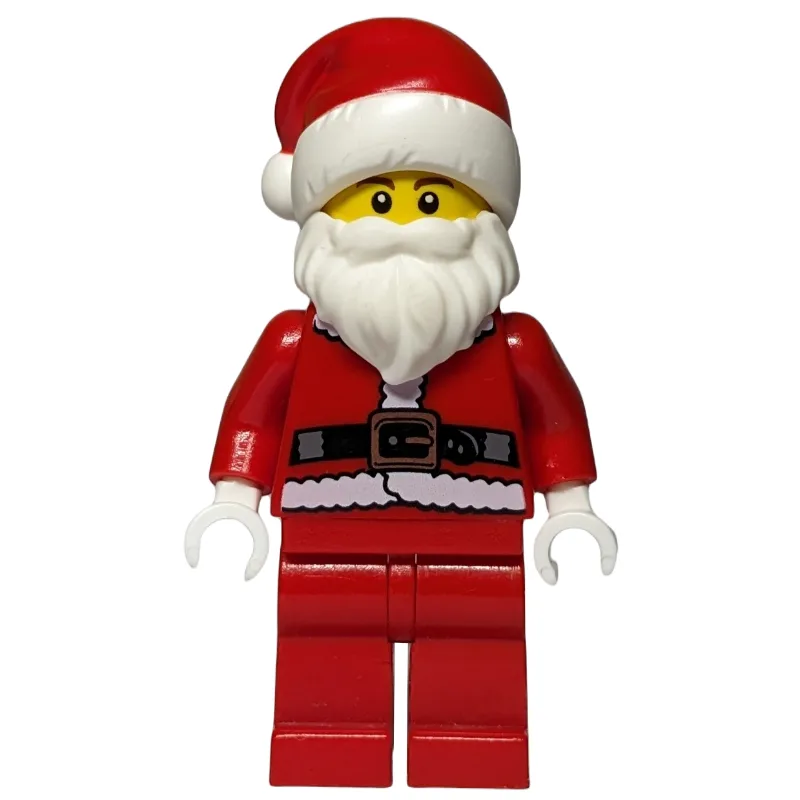 Santa, Coat and Belt, Plain Red Legs, Santa H… — minifigurine LEGO | Brick Broker