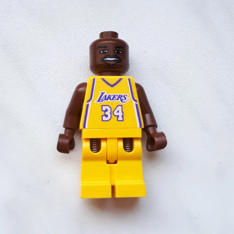 Shaquille O'Neal, Los Angeles Lakers #34 — minifigurine LEGO | Brick Broker