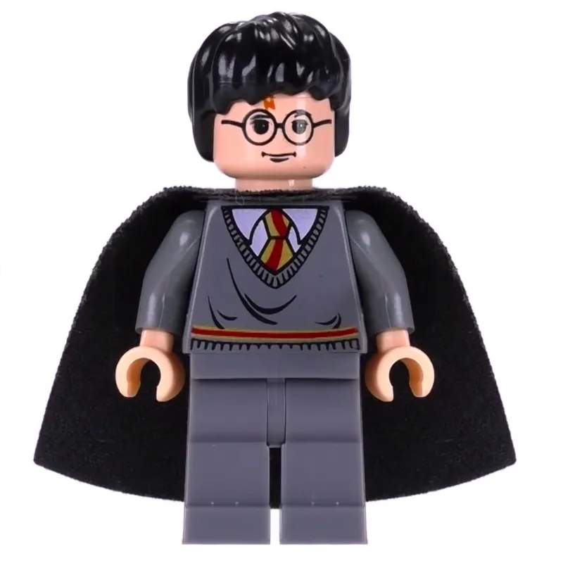 Harry Potter, Gryffindor Sweater, Black Cape — minifigurine LEGO | Brick Broker