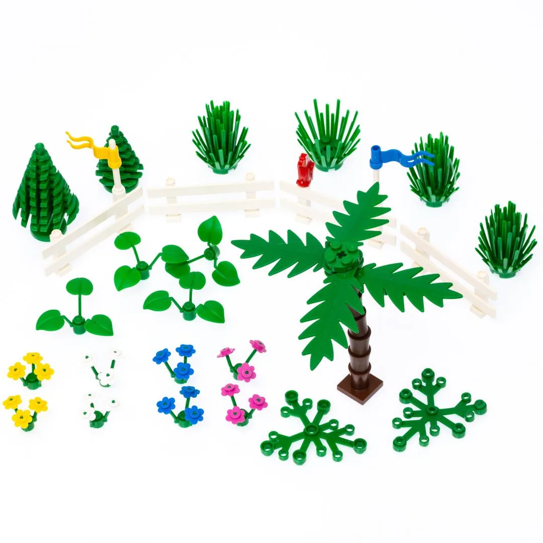 LEGO 6318 Fleurs, Arbres et Clôtures - prix | Brick Broker