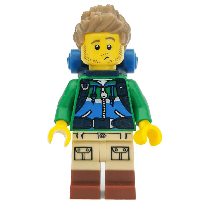 Hiker — dans quels sets LEGO ? (fig-001261) | Brick Broker