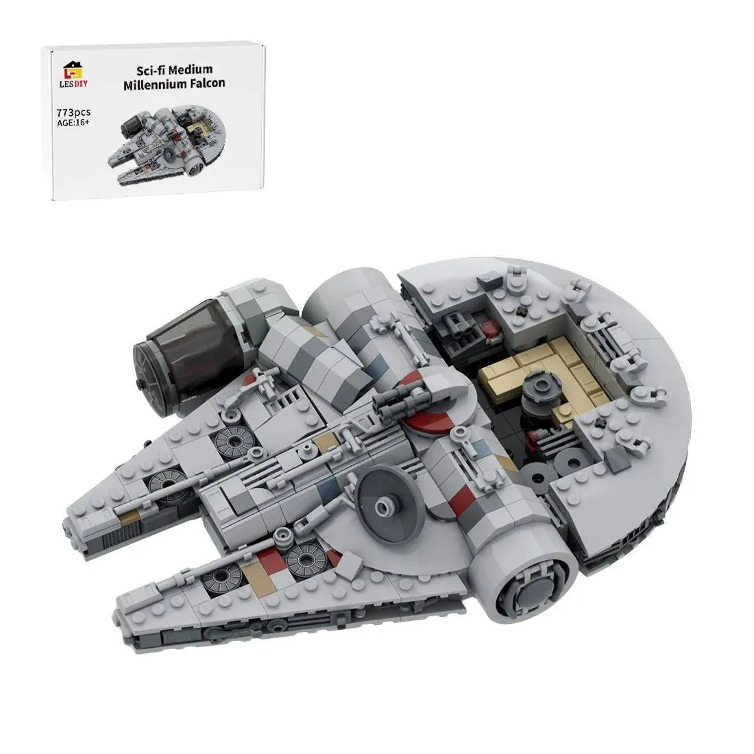 LesDiy Faucon Millennium moyen de science-fiction (LESDIY-3505843) - prix | Brick Broker