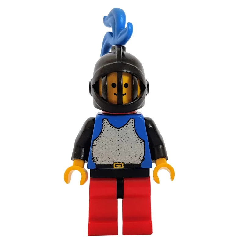 Knight (Breastplate on Blue) - Red Legs, Blue… — minifigurine LEGO | Brick Broker