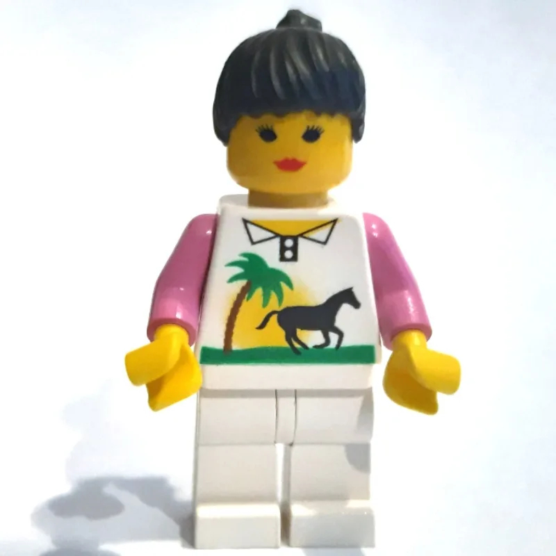 Woman - White Torso with Horse, White Legs — minifigurine LEGO | Brick Broker
