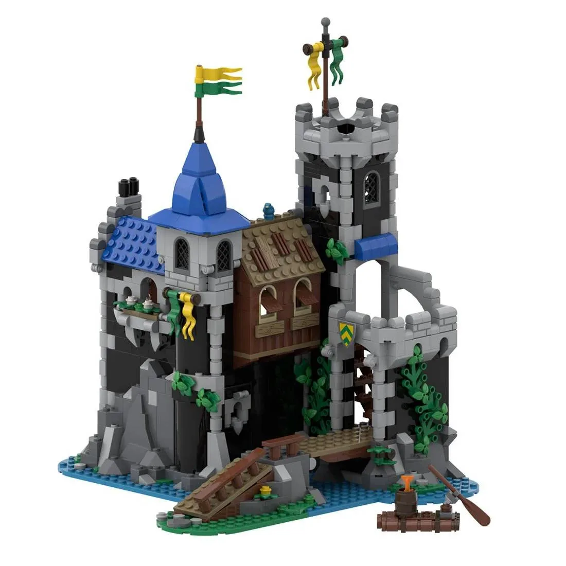LesDiy Forteresse du comté du lac médiéval (LESDIY-3480647) - prix | Brick Broker