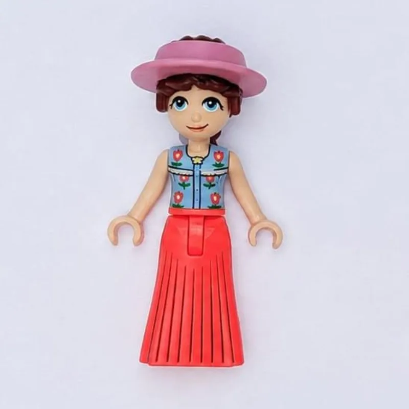 Paisley, Bright Light Blue Top, Coral Dress,… — minifigurine LEGO | Brick Broker
