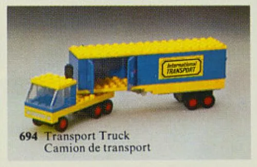 LEGO 694 Camion de transport - prix et où acheter | Brick Broker