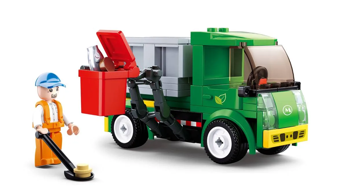Sluban Camion poubelle (SLB-M38-B0781B) - prix | Brick Broker