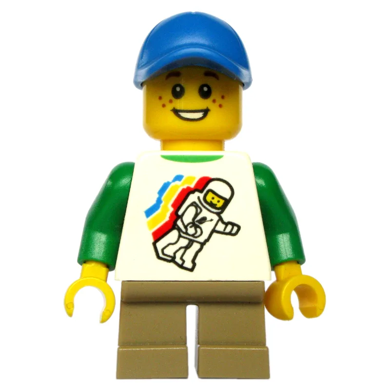 Kid - White Torso, Classic Space Figure, Dark… — minifigurine LEGO | Brick Broker