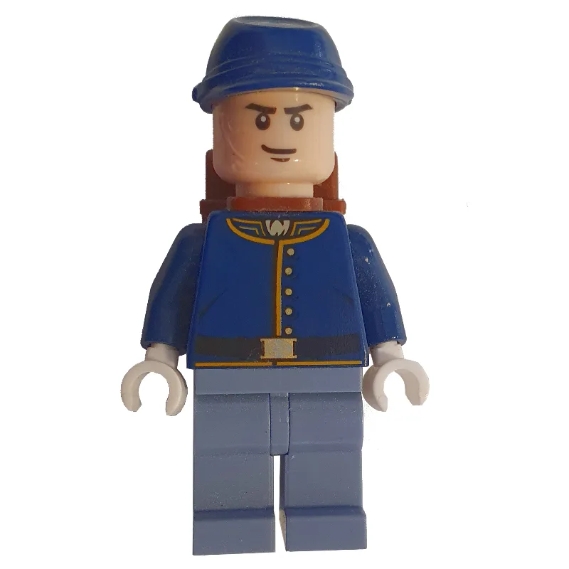 Cavalry Soldier - Crooked Smile, Backpack — minifigurine LEGO | Brick Broker