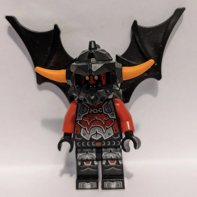 Ash Attacker with Wings and Orange Horns — minifigurine LEGO | Brick Broker