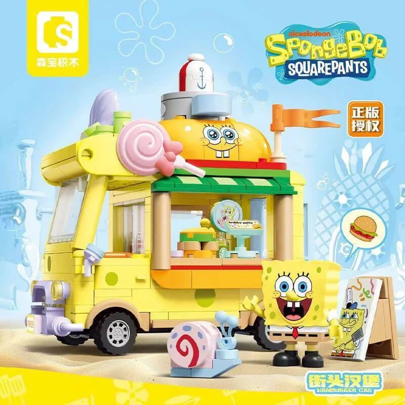 Sembo Camion de glaces Burger Bob l'Éponge (SEM-612217) - prix | Brick Broker