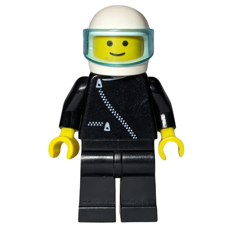 Pilot, Black Jacket with Zipper, White Helmet… — minifigurine LEGO | Brick Broker