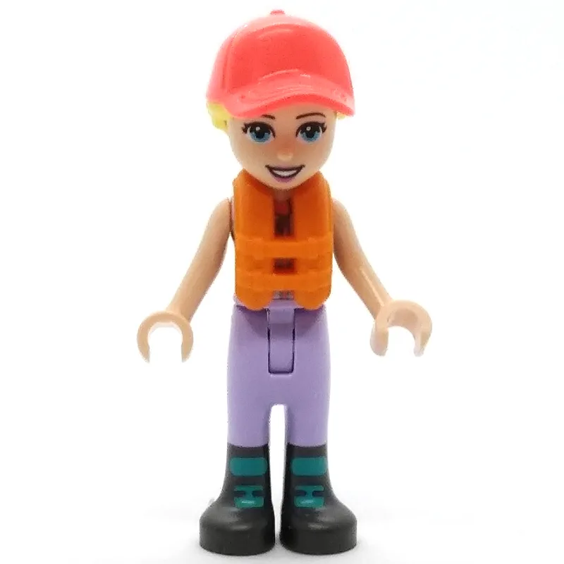 Stephanie - Wetsuit, Lifejacket, Coral Cap — minifigurine LEGO | Brick Broker