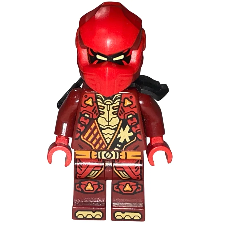Kai, Dark Red Suit, Red Helmet, Scabbard — minifigurine LEGO | Brick Broker