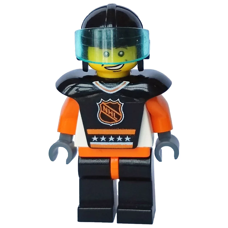 Hockey Player Black Vest #3 — dans quels sets LEGO ? (fig-007183) | Brick Broker