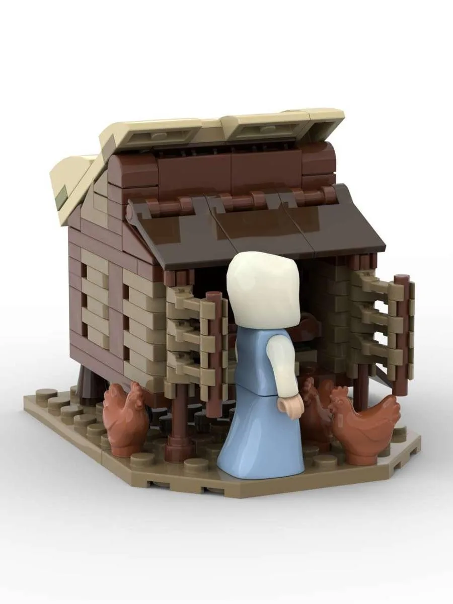 BlueBrixx Servante avec poulailler (BB-109014) - prix | Brick Broker