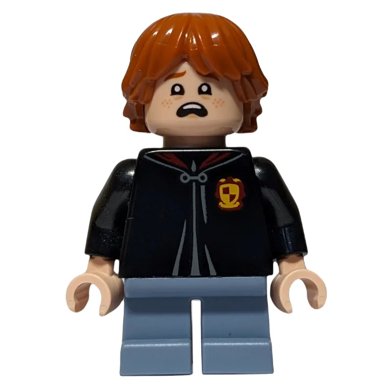 Ron Weasley, Closed Gryffindor Robe with Crest — minifigurine LEGO | Brick Broker