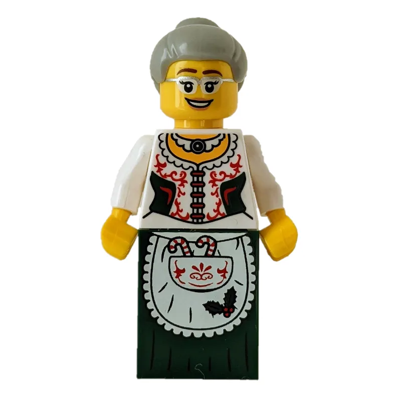 Mrs. Claus, White Corset with Red Sides, Apro… — minifigurine LEGO | Brick Broker