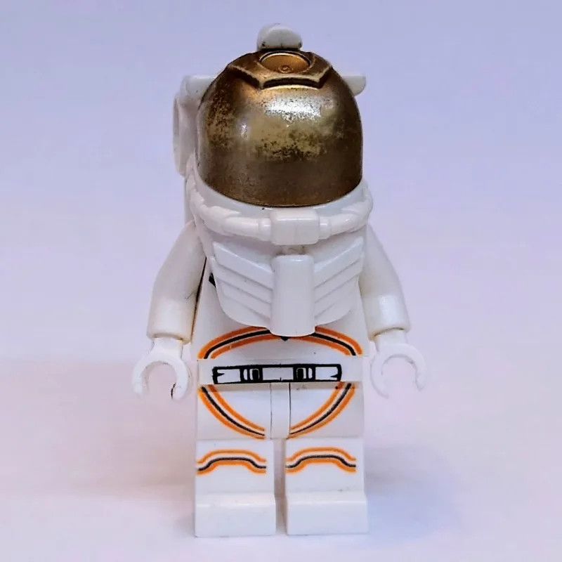 Astronaut - White Torso and Legs, Orange Trim… — minifigurine LEGO | Brick Broker