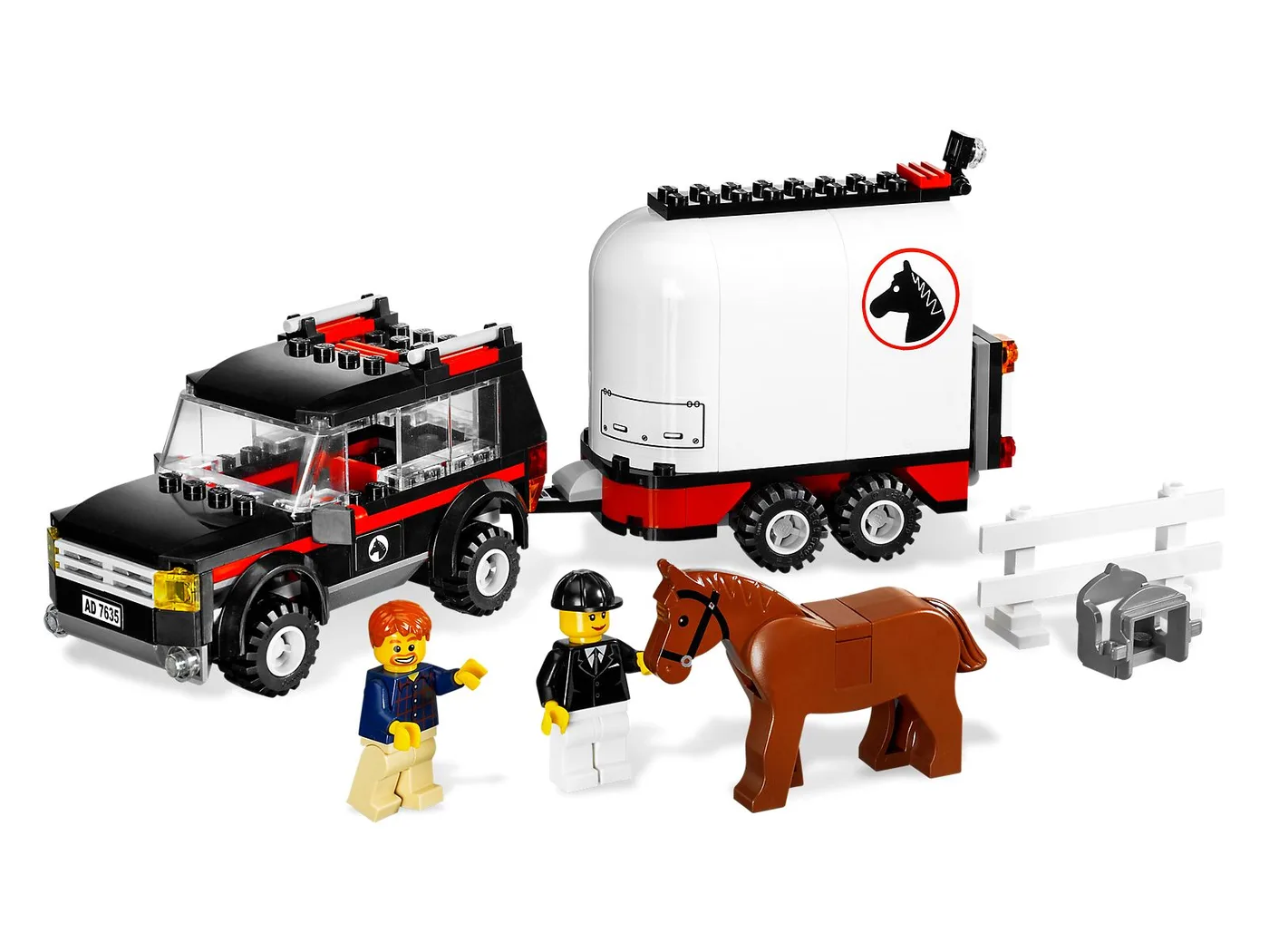 LEGO 7635 4WD avec remorque pour chevaux - prix | Brick Broker