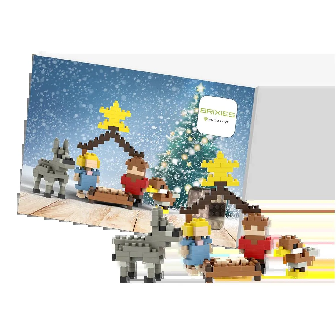 BRIXIES Carte postale Crèche (BRIXIES-220.009) - prix | Brick Broker