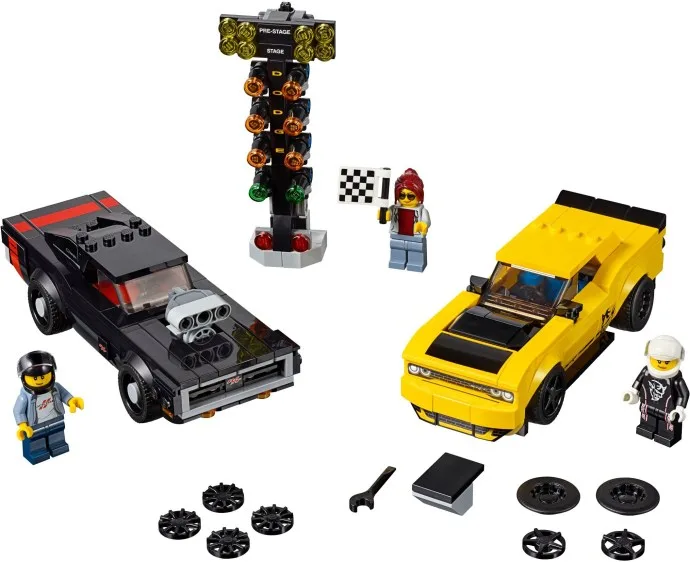 LEGO 75893 2018 Dodge Challenger SRT Demon et 1970 Dodge Charger R/T - prix | Brick Broker