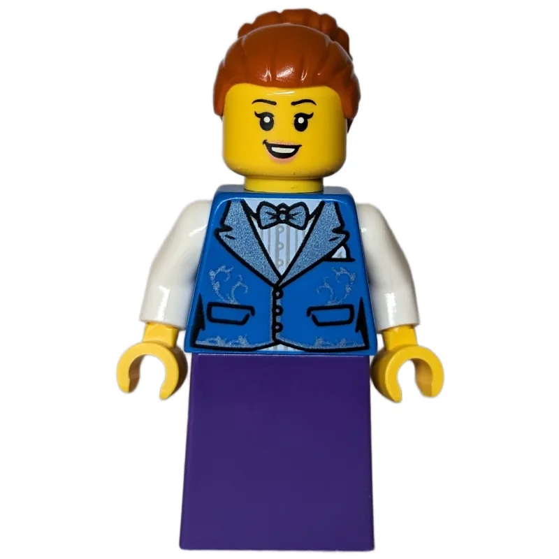 Passenger, Blue Torso, Dark Purple Dress, Dar… — minifigurine LEGO | Brick Broker