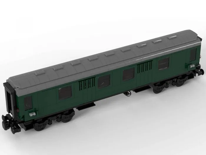 BlueBrixx Chariot de colis postal vert foncé (BB-102956) - prix | Brick Broker