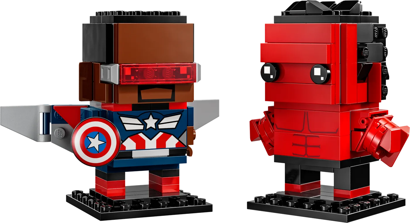 LEGO 40668 Figurines Captain America et Red Hulk - prix | Brick Broker
