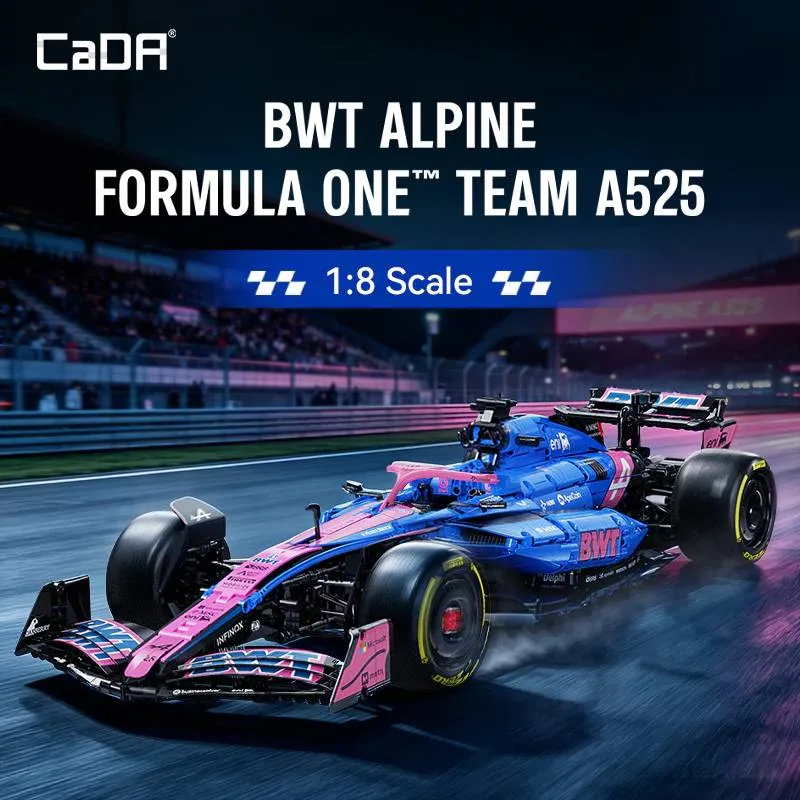 CaDA A525 de l'écurie Alpine™ Formula One Team (C64012W) - prix | Brick Broker