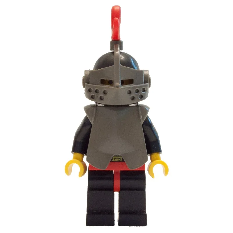 Knight (Breastplate on Black) - Black Legs, A… — minifigurine LEGO | Brick Broker