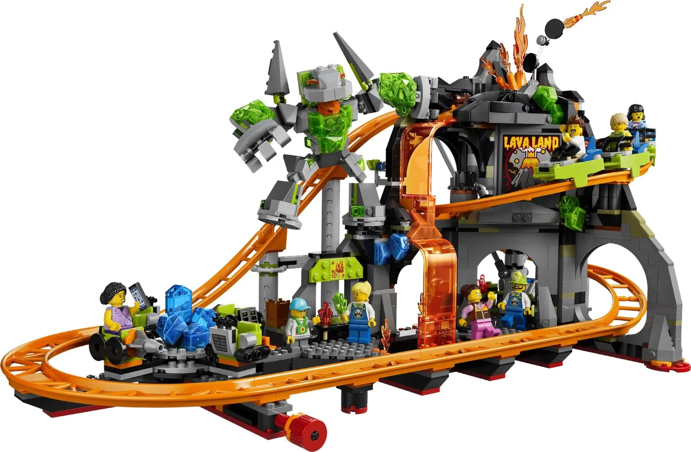 LEGO 60501 Parc de montagnes russes Lava Land - prix | Brick Broker