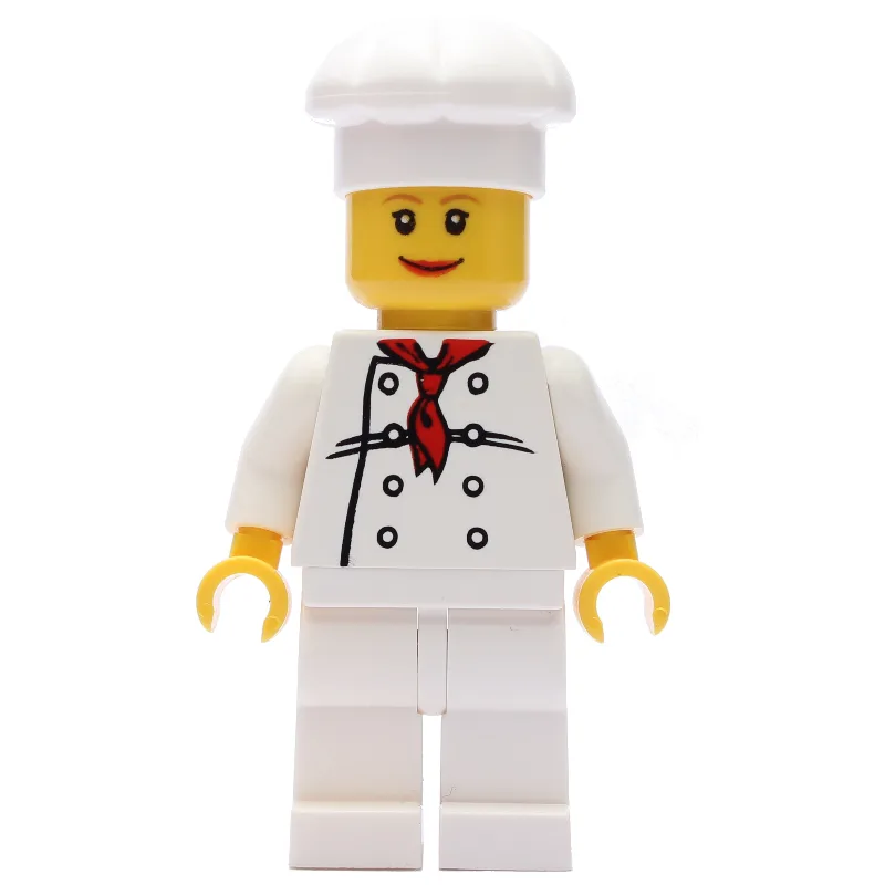 Chef, Woman, Red Neckerchief — dans quels sets LEGO ? (fig-008134) | Brick Broker