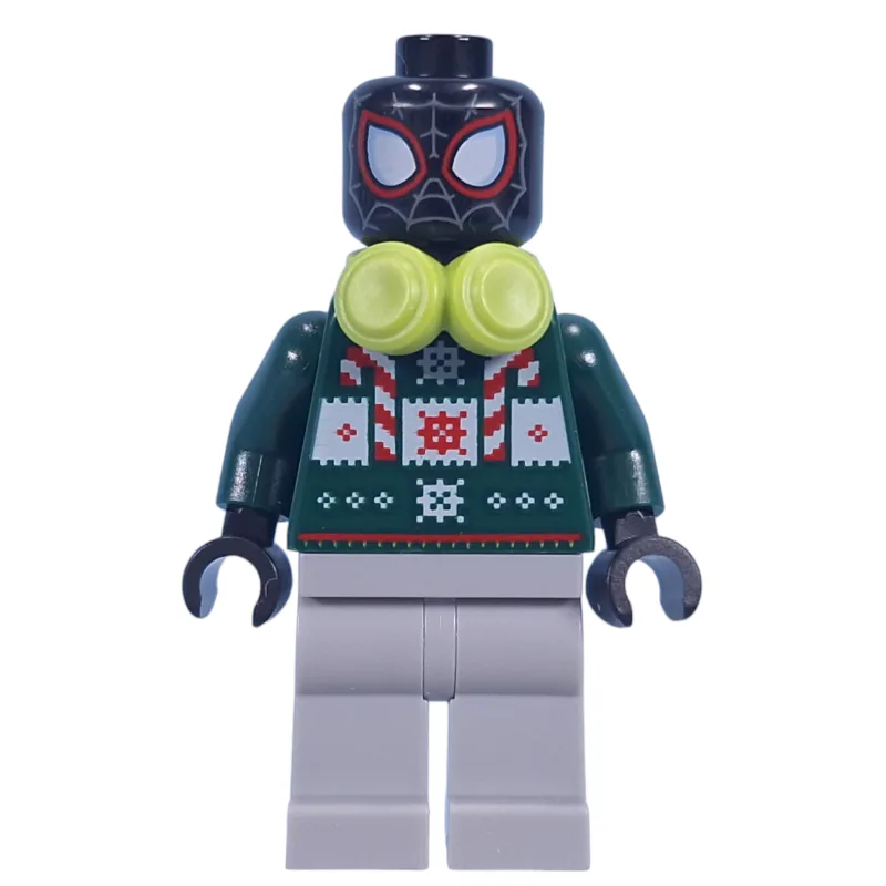 Miles Morales, Ugly Christmas Sweater — dans quels sets LEGO ? (fig-015475) | Brick Broker