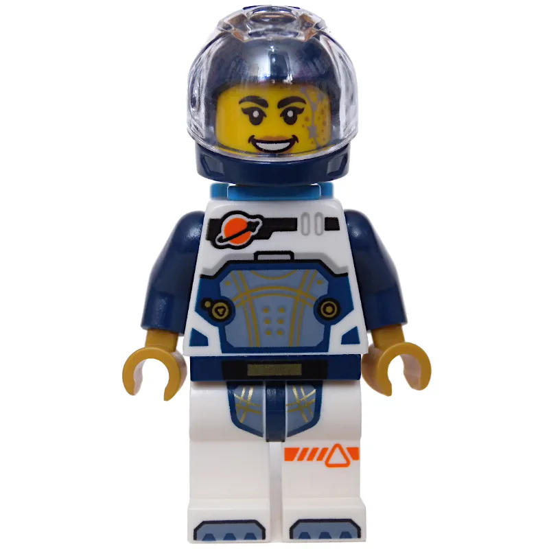Astronaut, White and Dark Blue Spacesuit, Dar… — minifigurine LEGO | Brick Broker