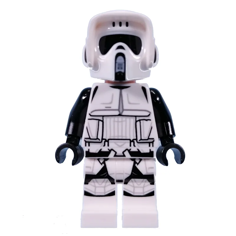 Scout Trooper - Light Nougat Head, Black Arms — minifigurine LEGO | Brick Broker