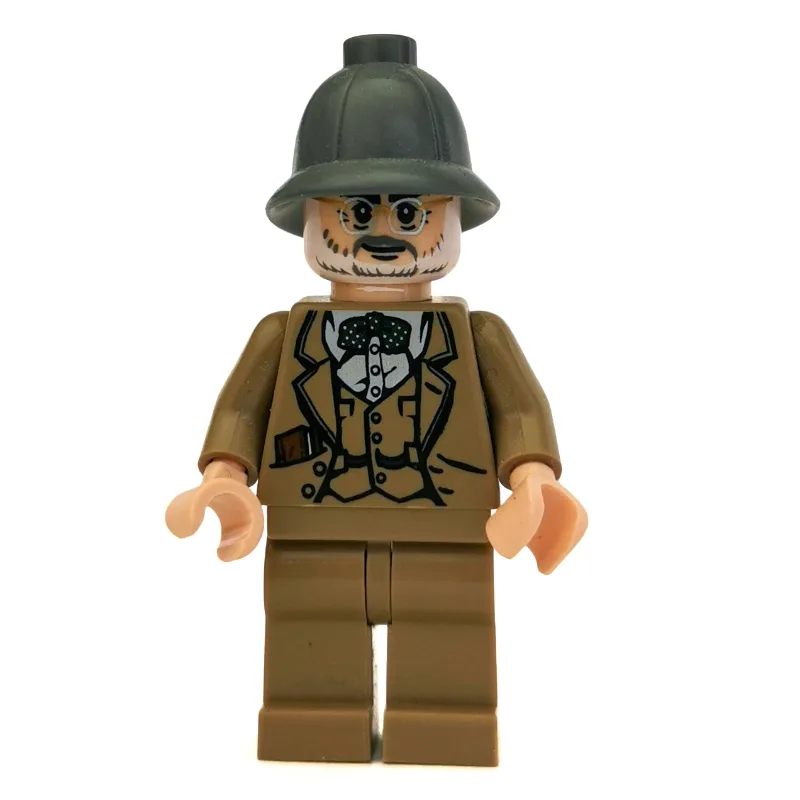 Henry Jones Sr. in Dark Bluish Gray Pith Helm… — minifigurine LEGO | Brick Broker