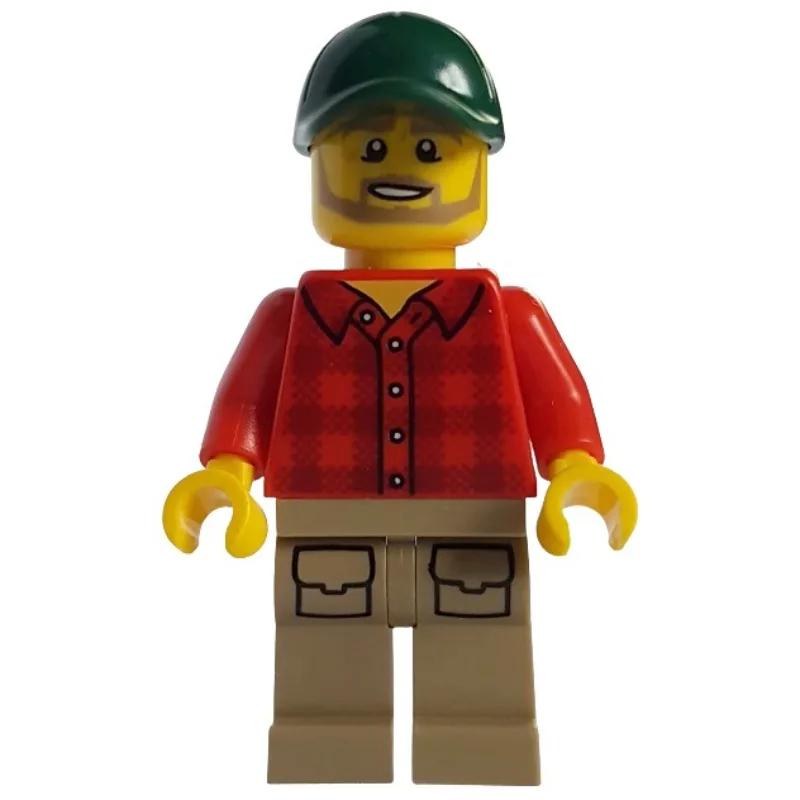 Harry Handle - Red Torso, Dark Tan Legs, Dark… — minifigurine LEGO | Brick Broker