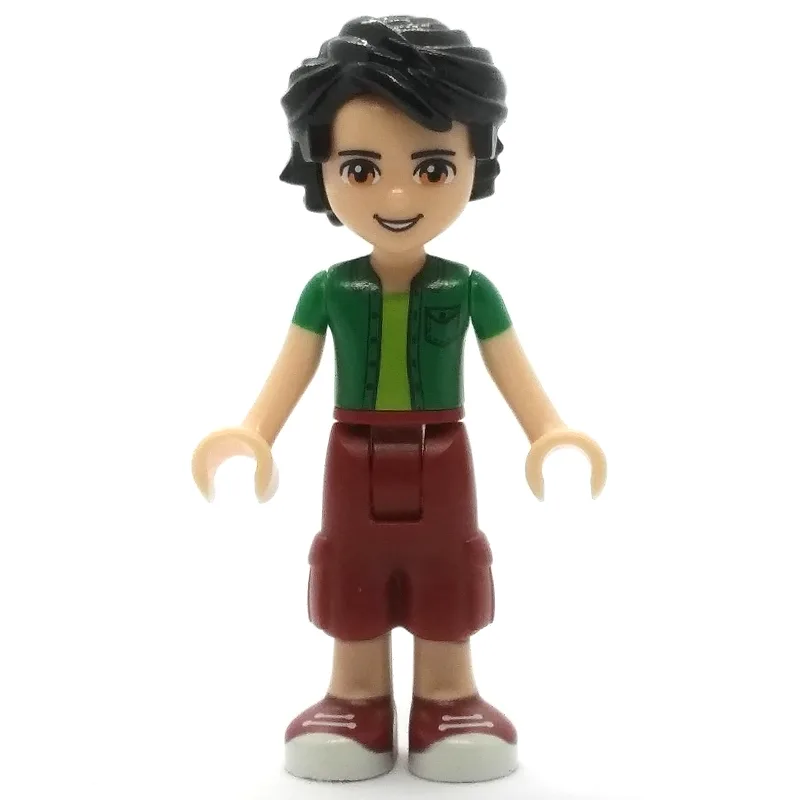 Oliver - Green Jacket, Dark Red Trousers — minifigurine LEGO | Brick Broker