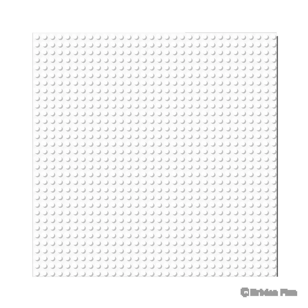 BRIXIES Plaque de base blanche 32 x 32 tenons (BRIXIES-225.013) - prix | Brick Broker