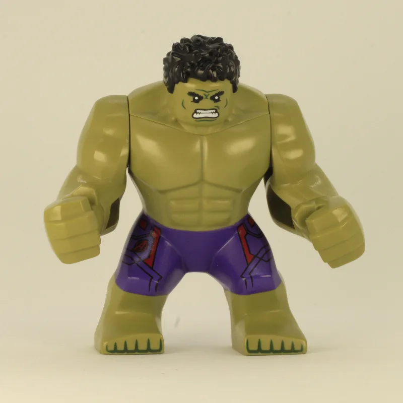 Hulk (Big Fig), Black Hair, Dark Purple Pants… — minifigurine LEGO | Brick Broker