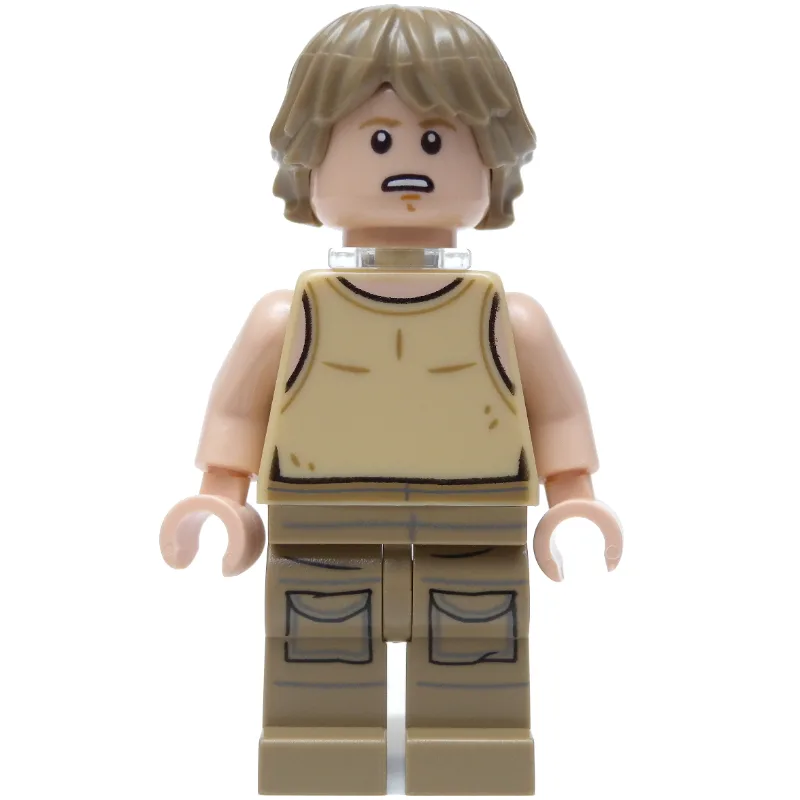 Luke Skywalker, Dagobah Outfit, Tan Tank Top… — minifigurine LEGO | Brick Broker