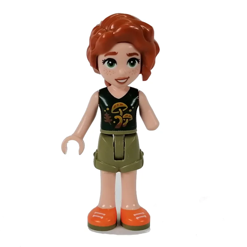 Autumn - Dark Green Top, Olive Green Shorts — minifigurine LEGO | Brick Broker
