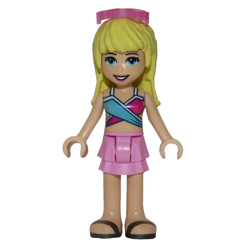 Stephanie - Medium Blue/Dark Purple Bikini, B… — minifigurine LEGO | Brick Broker