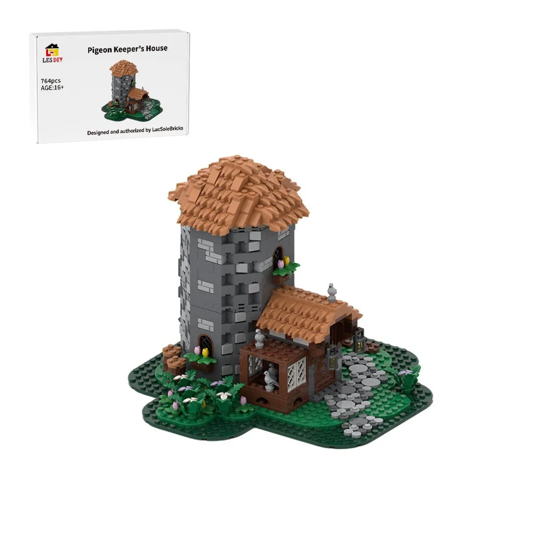 LesDiy Maison du gardien de pigeons du village médiéval (LESDIY-3744948) - prix | Brick Broker